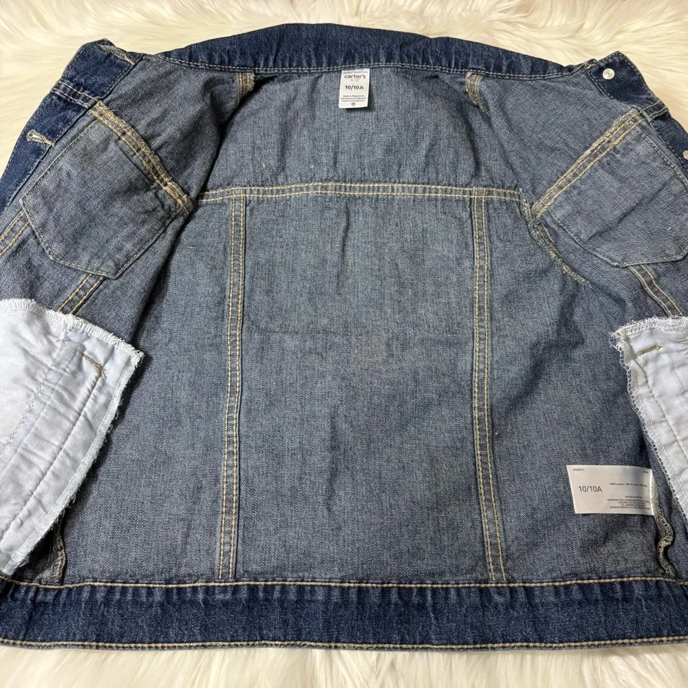 Carter’s Kid Denim Jacket Size 10/10A *New With Tags*
